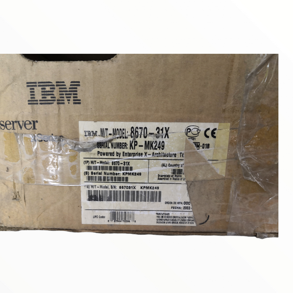 Servidor IBM 8670-31X x345 series