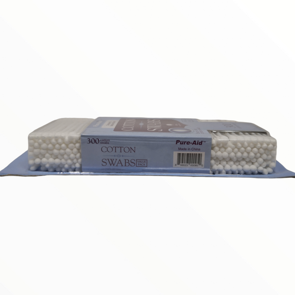 Cotonetes de Algodón Pure-Aid Extra suave kareway 300pz