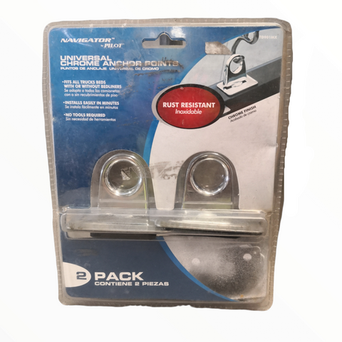 Puntos Anclaje Universal De Cromo Para Caja Pick Up Camionet