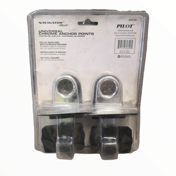 Puntos Anclaje Universal De Cromo Para Caja Pick Up Camionet