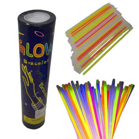 Brazalete Pulsera Neon Fiestas DJ Fiesta Pack 90 pz surtido