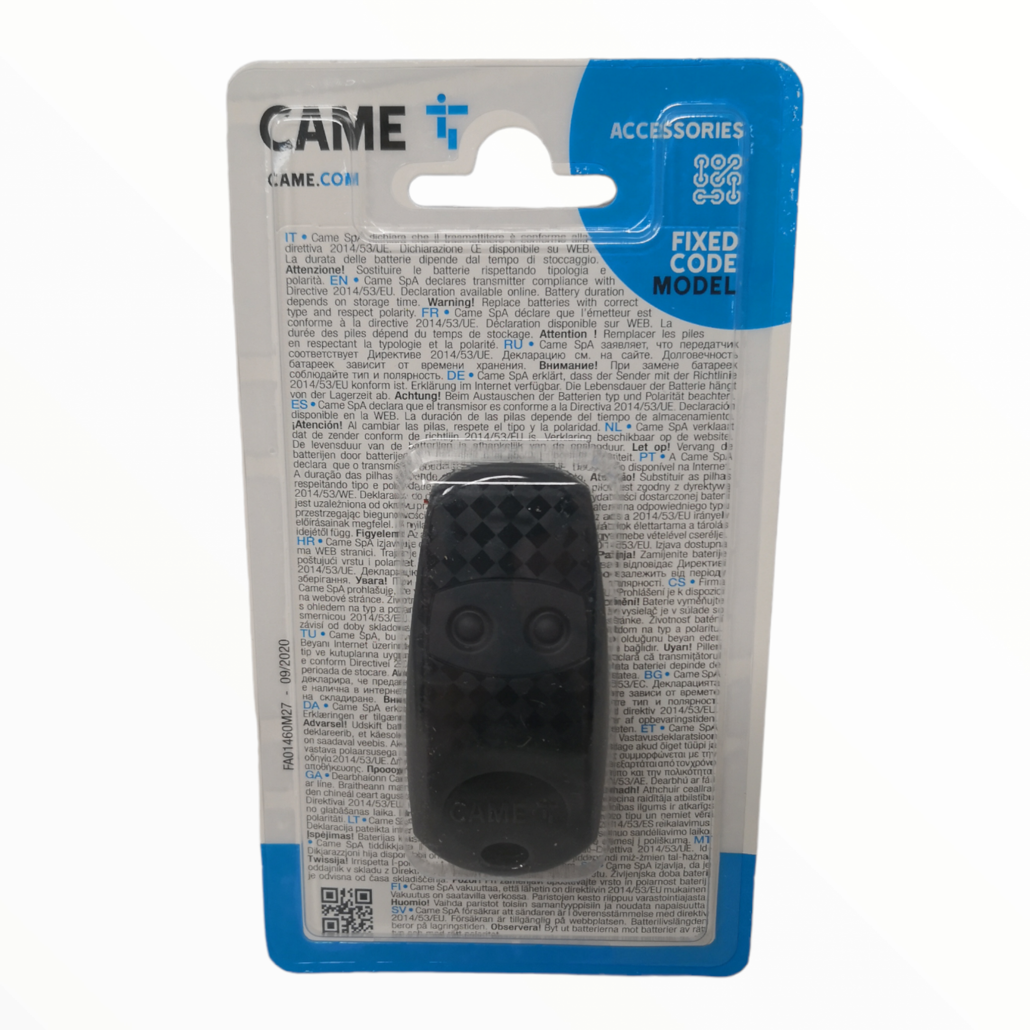 Control Remoto Puertas Came TOP 432 ee 433mhz RF