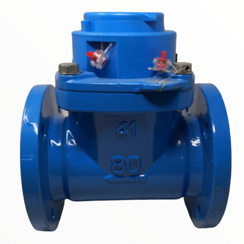 Medidor de Agua bridado Woltman 3'' 80mm Genebre