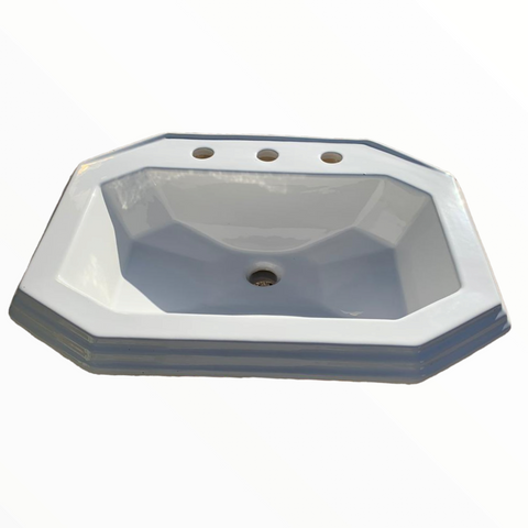 Lavabo Cerámica Lavamanos Baño 62 x 47 cm