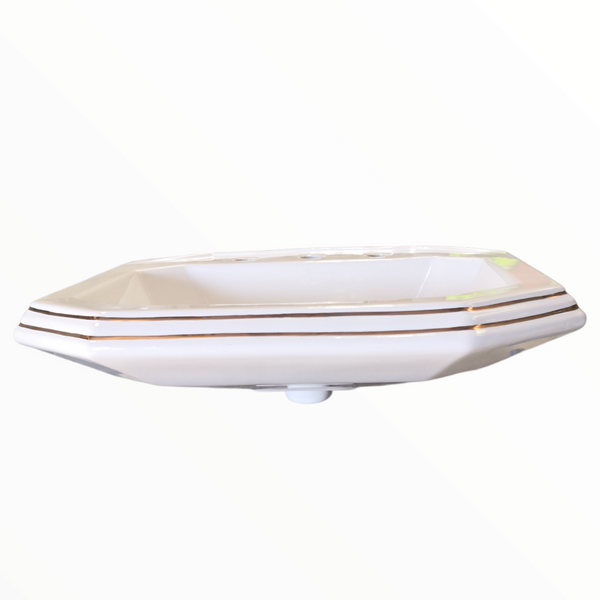 Lavabo Cerámica Lavamanos Baño 62 x 47 cm
