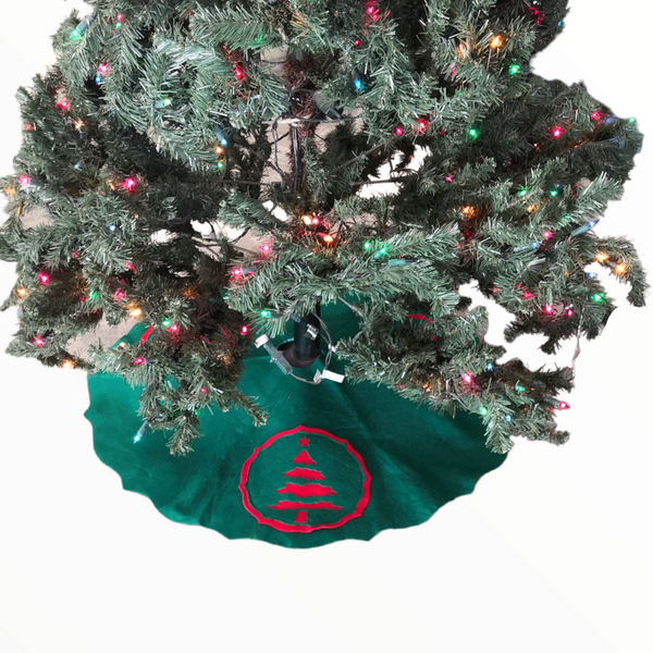 Pie Base Árbol Navideño Tapete Navidad Santa Treasures 86cm