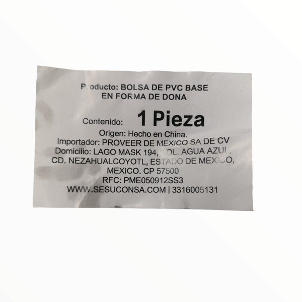 1.1 Bolsa Base en forma de Dona PVC contrapeso bandera 7.5kg