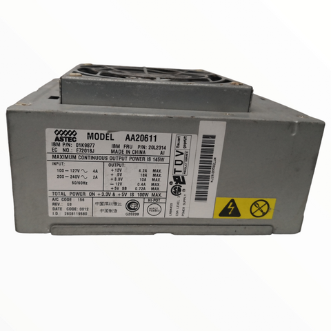 Fuente de Poder Gabinete PC ASTEC 145W 12V