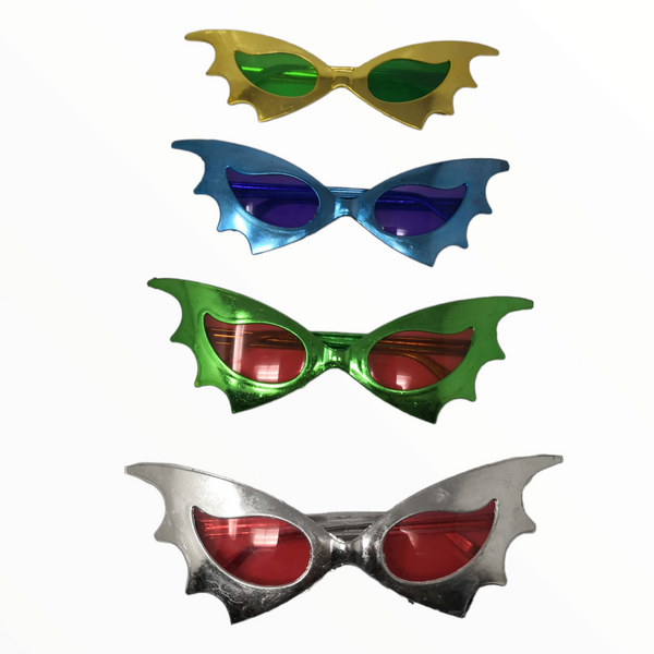 Lentes Fiesta plástico Halloween Año Nuevo Neon Pack 12 pzs