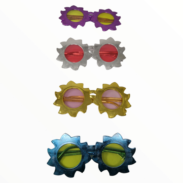Lentes Fiesta plástico Halloween Año Nuevo Neon Pack 12 pzs
