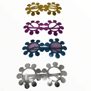 Lentes Fiesta plástico Halloween Año Nuevo Neon Pack 12 pzs