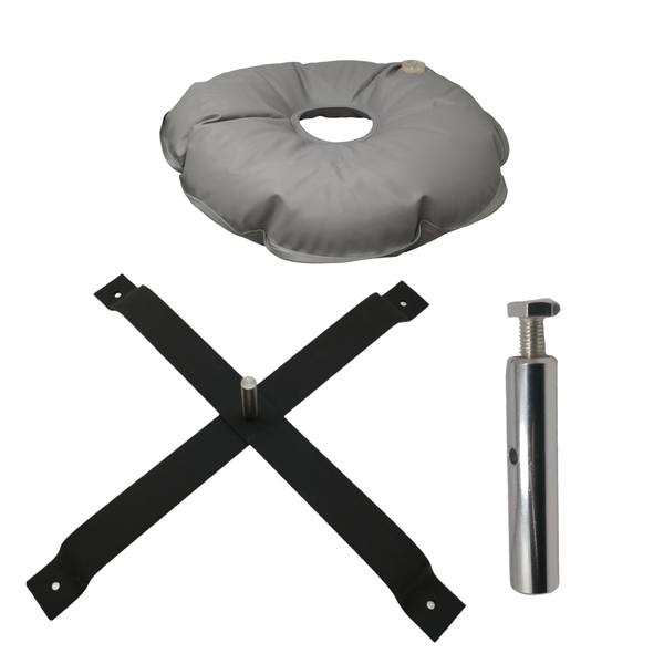 1 asta bandera 3.5 + cruceta simple + pivote + dona soporte