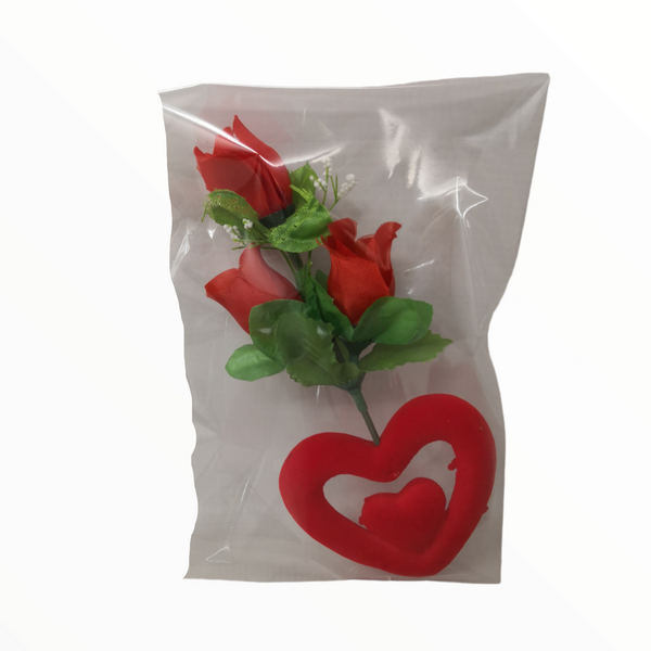 Caja regalo san Valentin osos y corazones 10 pz surtidas