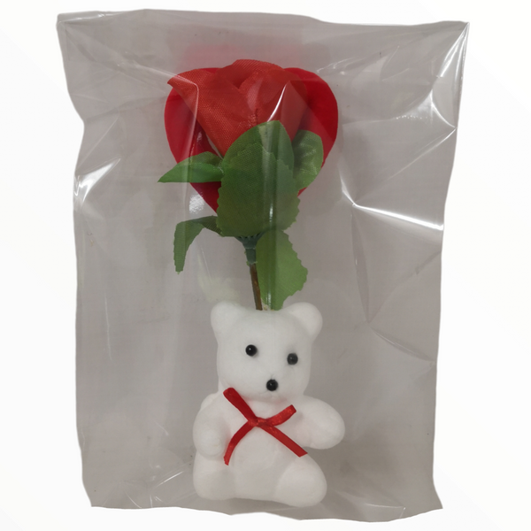 Caja regalo san Valentin osos y corazones 10 pz surtidas