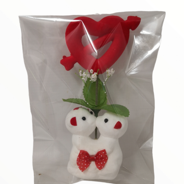 Caja regalo san Valentin osos y corazones 10 pz surtidas