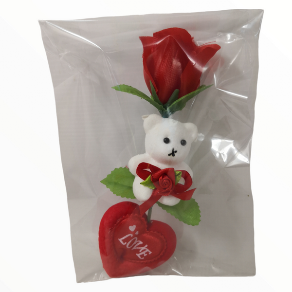 Caja regalo san Valentin osos y corazones 10 pz surtidas