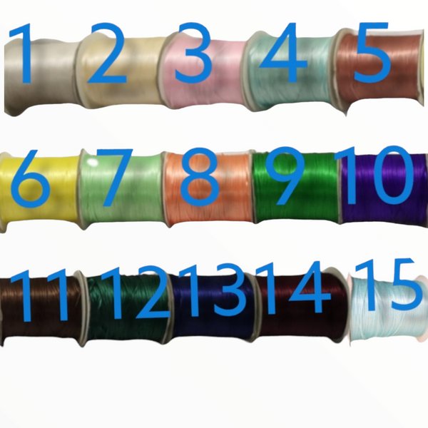 Rollo Liston 1/16" 500Yd Color A elegir Satin Nylon Popotillo