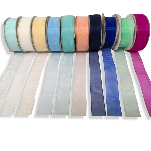 Rollo Liston 7/8" 25Yd Color A elegir Satin Nylon Popotillo