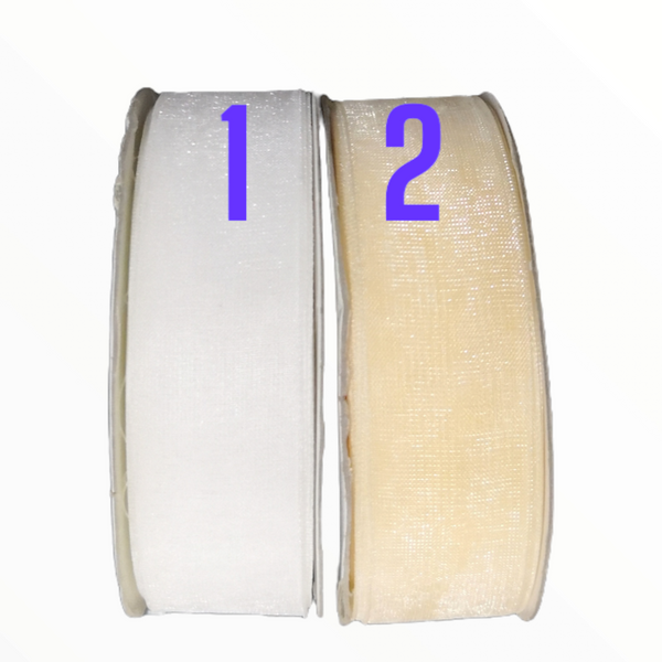 Rollo Liston 2.2cmx22.8m Color Satin Nylon Popotillo 5pz