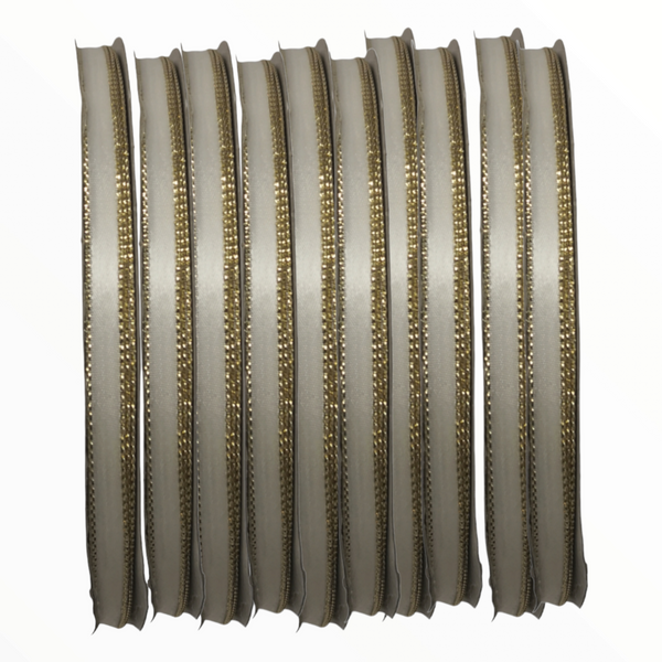 Rollo Liston 6.5mm 45m color Satin Nylon Popotillo 10pz
