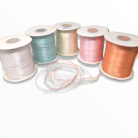 Rollo Liston 1/16" 500Yd Color A elegir Satin Nylon Popotillo