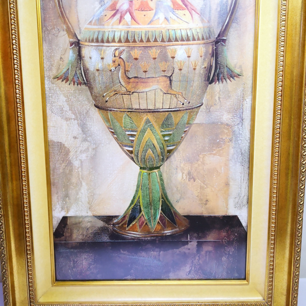 Cuadro Litografia Marco decorativo Champollion Egyptien 77x93