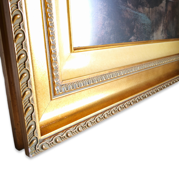 Cuadro Litografia Marco decorativo Champollion Egyptien 77x93