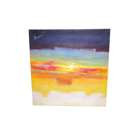 Cuadro Francer Original Oleo Sobre Lienzo Sin Marco 90x90cms