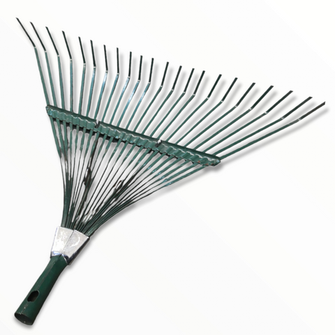 Cabeza Rastrillo Metal 22 dientes Escoba jardin Recojehojas