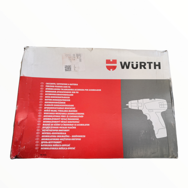 Taladro atornillador eléctrico inalámbrico WÜRTH con maletin