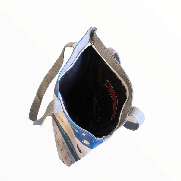 Bolso de Tela con Emoticones Para Dama