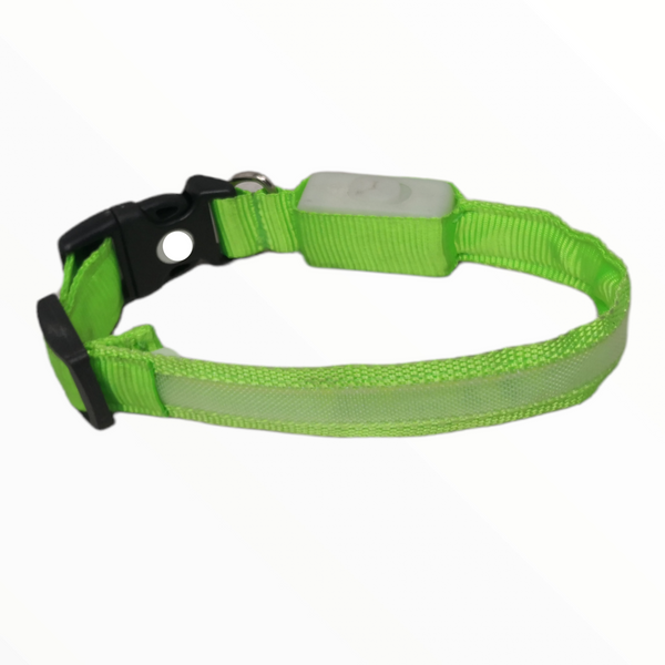 Collar Para Mascotas Con Luz Led Perro Y Gato