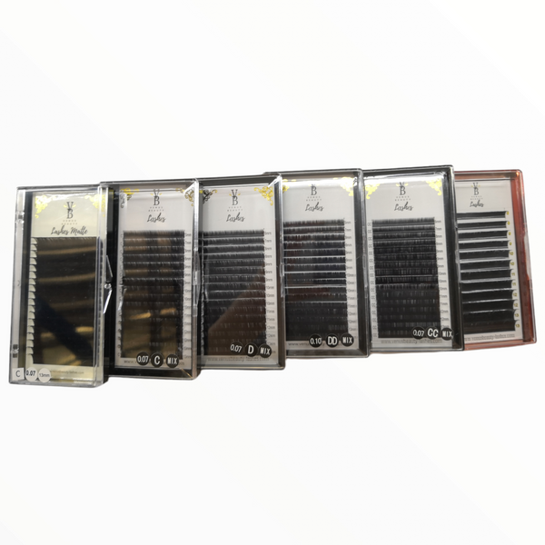 Pestañas postizas Kit Mixto 16pz Venus Beauty
