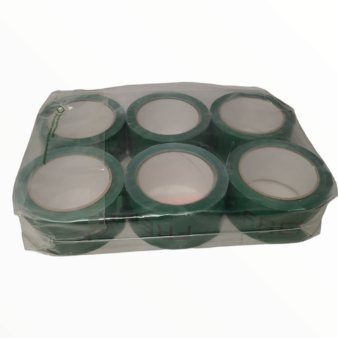 Cinta adhesiva 50mm x 60m verde pack 6pz