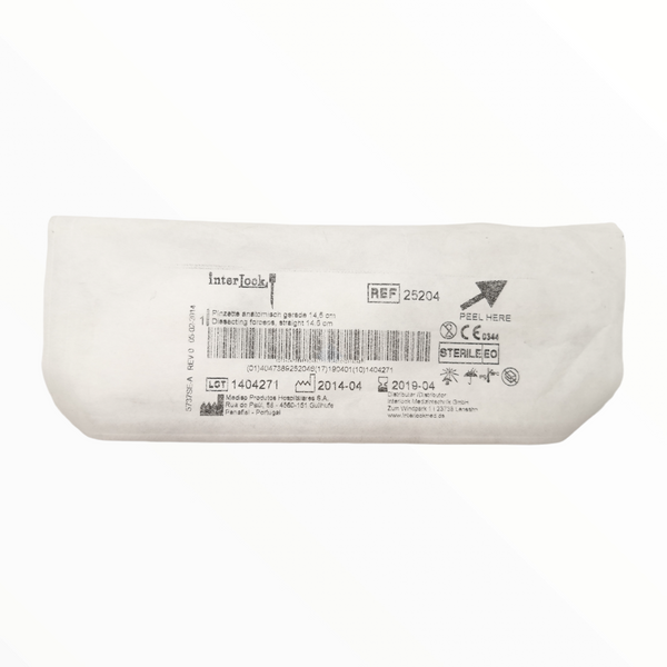 Pinza Diseccion Sin dientes recto 14.5cm 25204 pack 25pz
