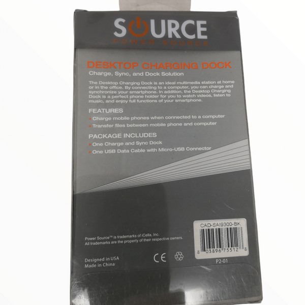 Base Escritorio Cargador Celular Micro Usb compatible con samsung