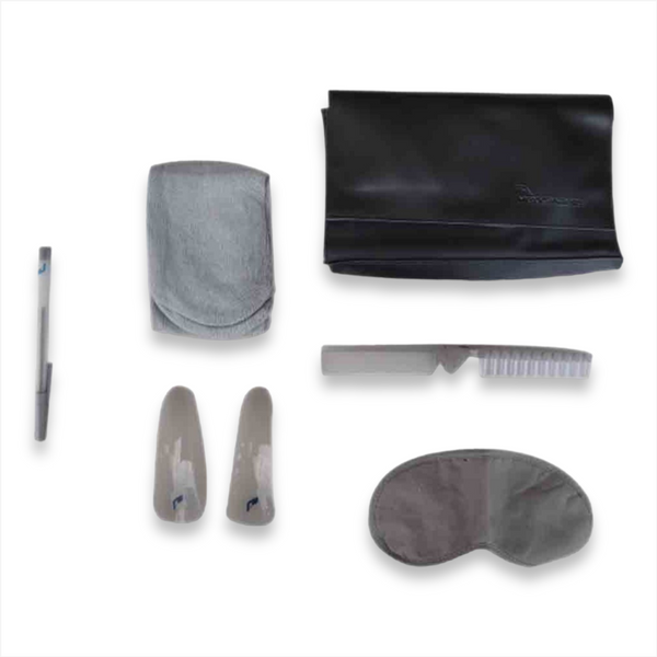 Kit Dormir Cubreojos Calcetines Pluma Peine Calzador Premium