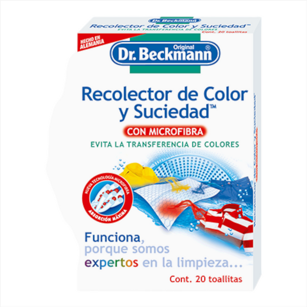 Toallas Recolectoras Color/suciedad Dr Beckmann Ropa 12 Caja