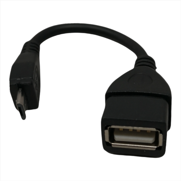 Adaptador OTG para entrada USB a micro USB