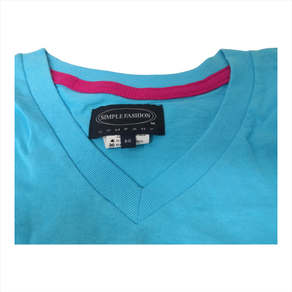 Playeras caballero cuello variado manga corta.