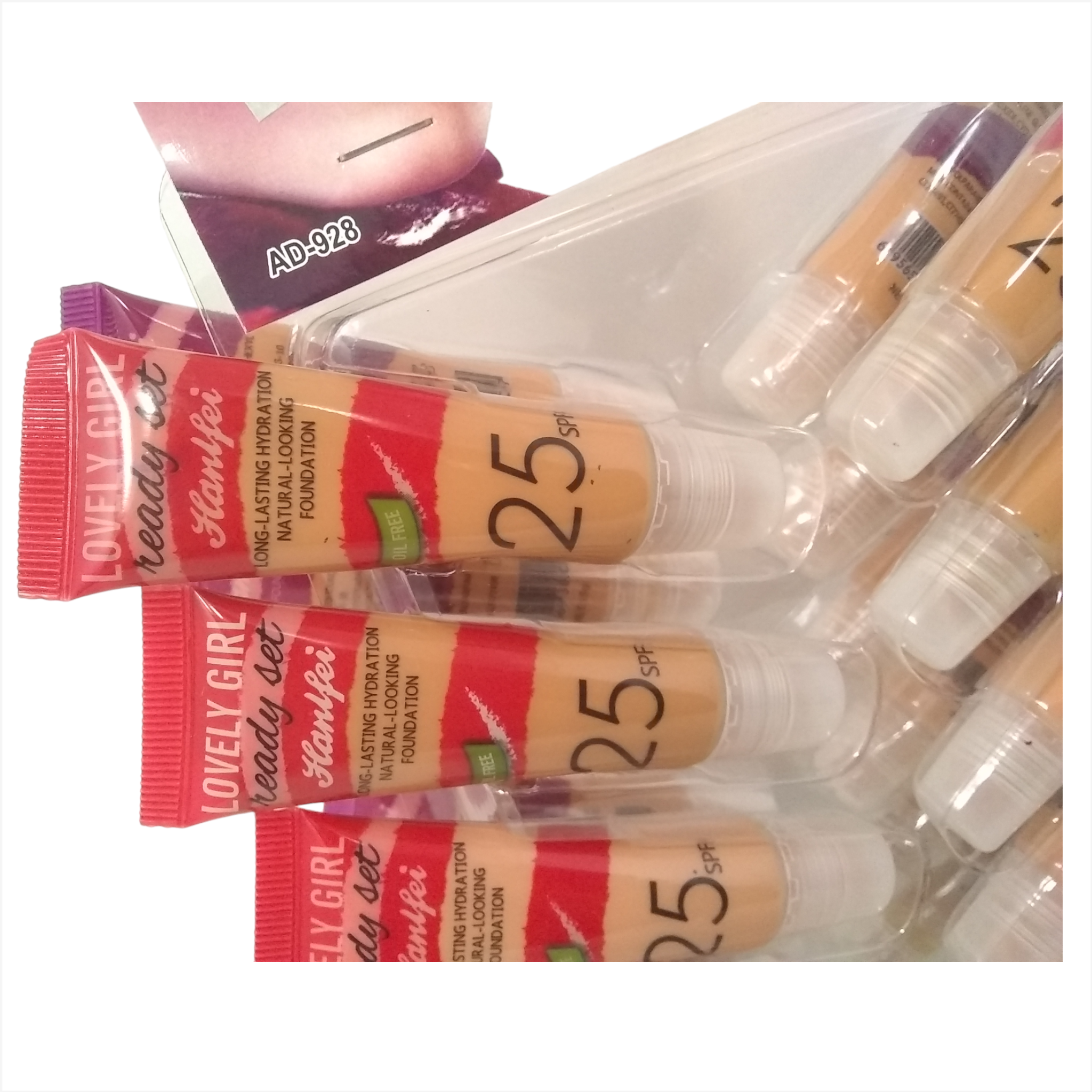 Base Maquillaje a Prueba Agua HANLFEI 24 piezas