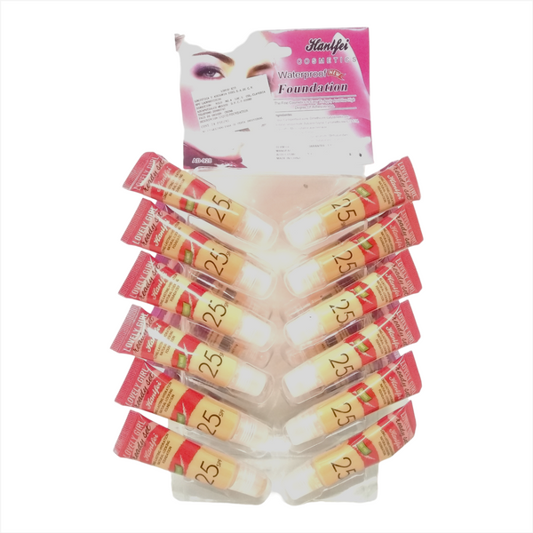 Base Maquillaje a Prueba Agua HANLFEI 24 piezas