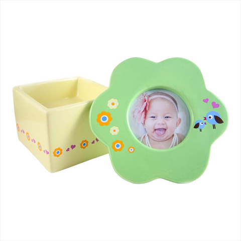 Caja Musical Niños alhajero Porta Retrato 13cms Tiny Tillia