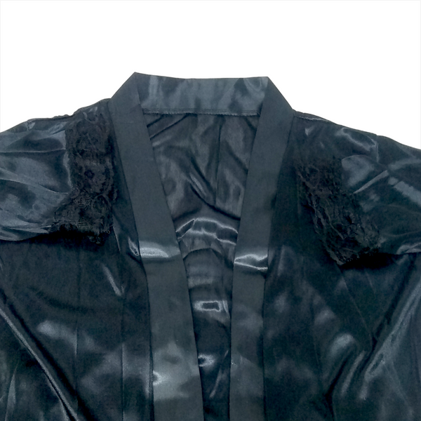Lenceria Babydoll Mujer Juego De Bata Cinturon Y Tanga Ropa