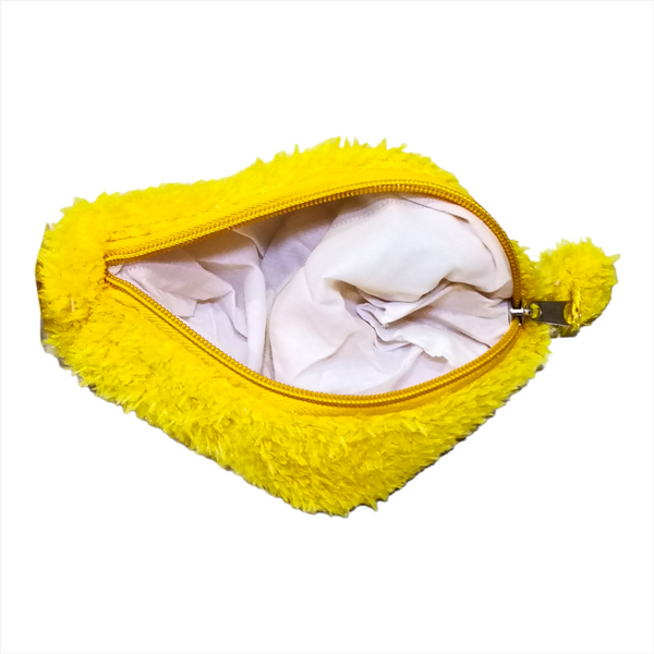 Estuche lapicera escolar de peluche suave MICROFIBRA