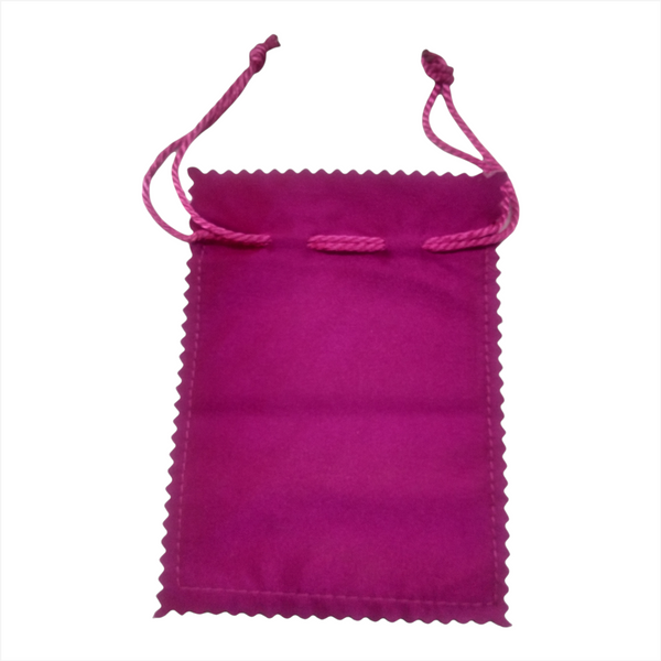 Bolsa morral de tela para joyeria colores diversos 10pzas