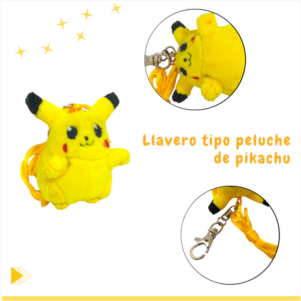 12 LLAVERO POKEMON PIKACHU POLIWRATH