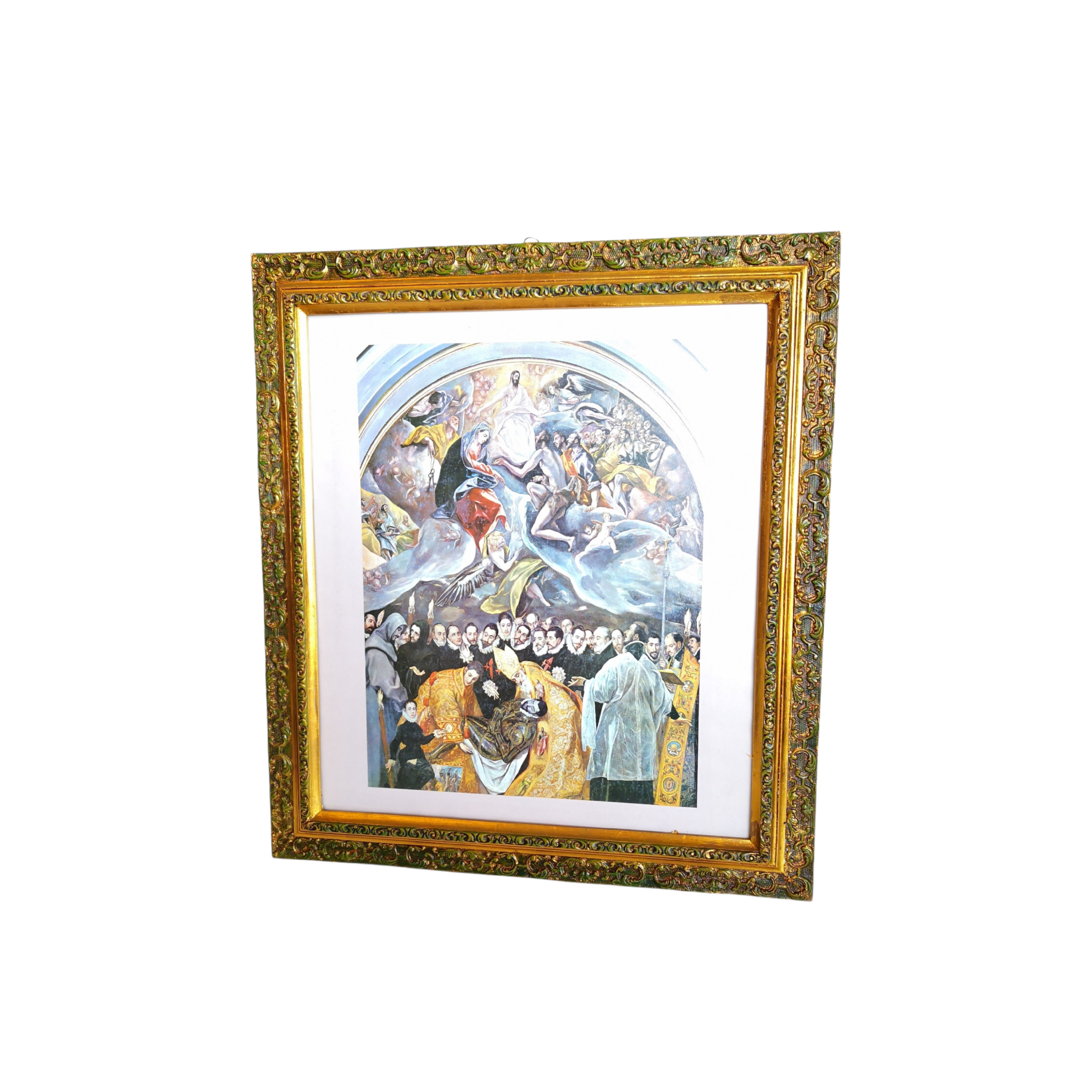 Cuadro Madera Litografia decorativo 75x68cm El Greco