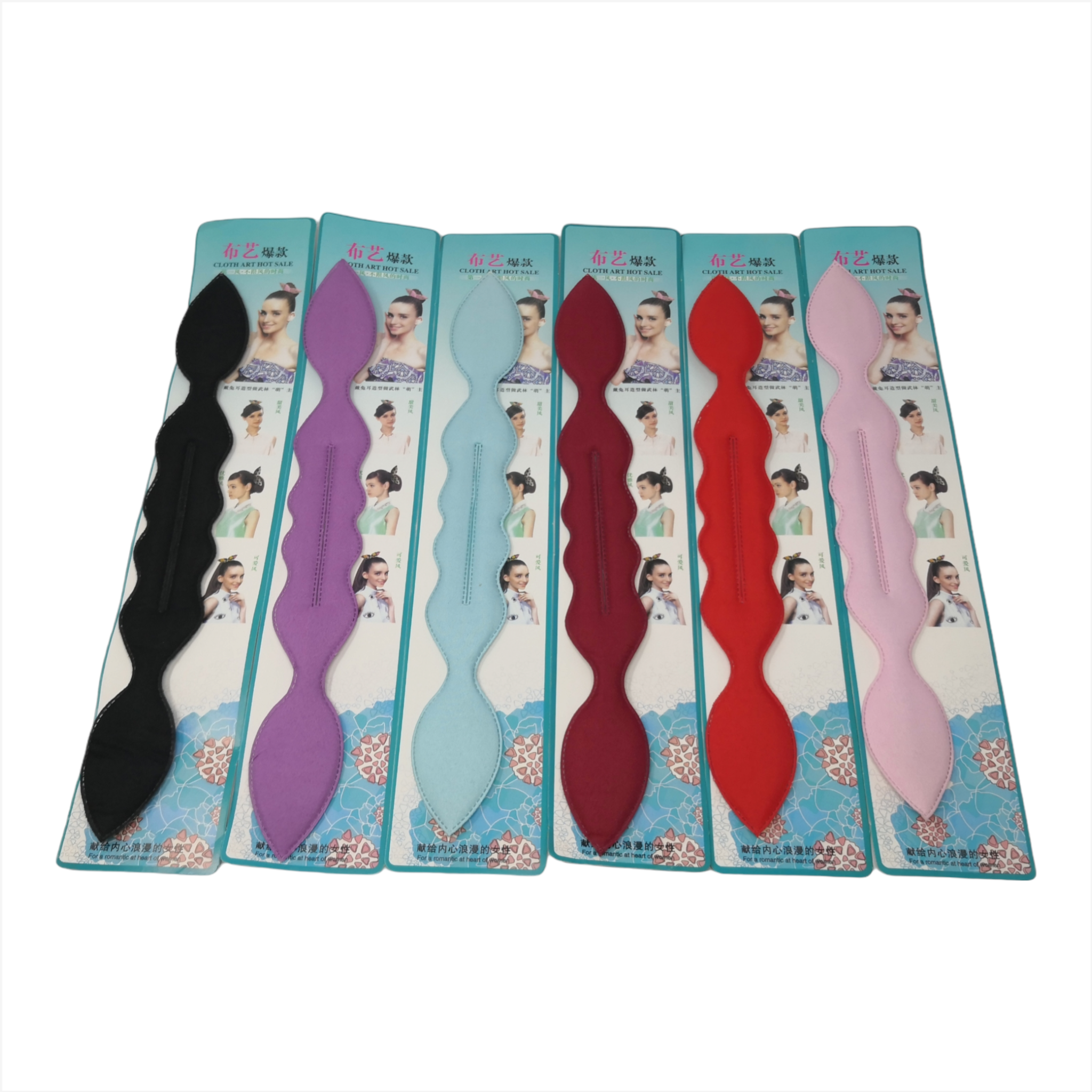 Diadema Flexible Cabello Mujer 12 piezas Colores modelos