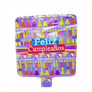 50 Globos Metalicos Feliz Cumpleaños